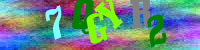 Blue Captcha Image
