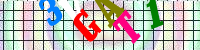 Blue Captcha Image