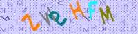 Blue Captcha Image