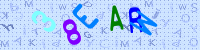 Blue Captcha Image