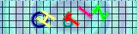 Blue Captcha Image