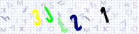 Blue Captcha Image