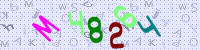 Blue Captcha Image