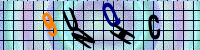Blue Captcha Image