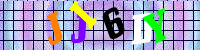 Blue Captcha Image