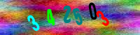 Blue Captcha Image