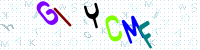 Blue Captcha Image