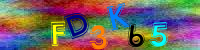 Blue Captcha Image