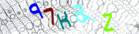 Blue Captcha Image