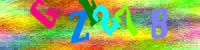 Blue Captcha Image