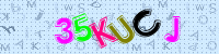 Blue Captcha Image