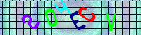 Blue Captcha Image