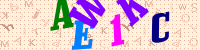 Blue Captcha Image