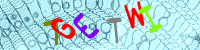 Blue Captcha Image