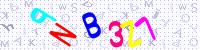 Blue Captcha Image