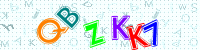 Blue Captcha Image