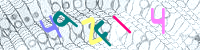 Blue Captcha Image
