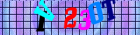Blue Captcha Image