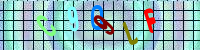 Blue Captcha Image