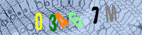 Blue Captcha Image