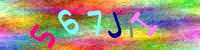 Blue Captcha Image