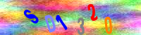 Blue Captcha Image