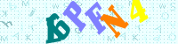 Blue Captcha Image