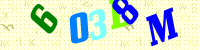 Blue Captcha Image
