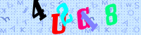 Blue Captcha Image
