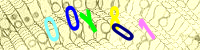 Blue Captcha Image