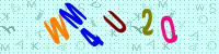 Blue Captcha Image