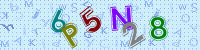 Blue Captcha Image