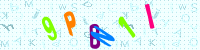 Blue Captcha Image