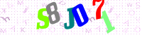 Blue Captcha Image