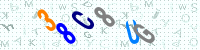 Blue Captcha Image