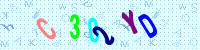 Blue Captcha Image
