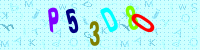 Blue Captcha Image