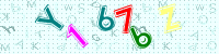 Blue Captcha Image