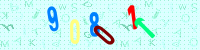 Blue Captcha Image