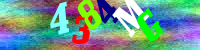 Blue Captcha Image