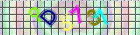 Blue Captcha Image