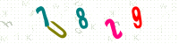 Blue Captcha Image