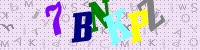 Blue Captcha Image