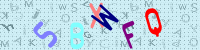 Blue Captcha Image