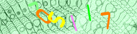 Blue Captcha Image