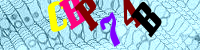 Blue Captcha Image