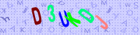 Blue Captcha Image