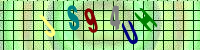 Blue Captcha Image