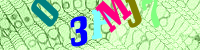 Blue Captcha Image