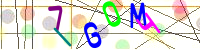 Blue Captcha Image